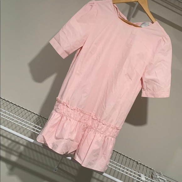 Anthropologie Pink Short Sleeve Dress - Picture 1 of 3